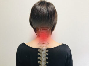 交通事故による首の痛み